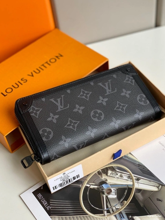 LOUIS TRUNK VUITTON ZIPPY WALLET 0824